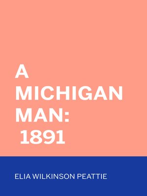 cover image of A Michigan Man